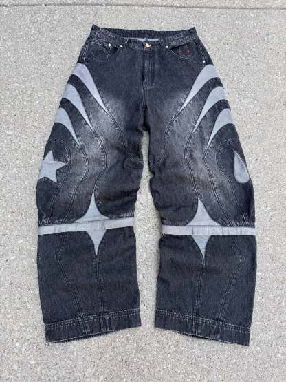 "SPIDER" Jeans Black-OSI