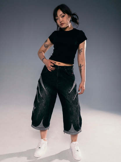 "SPIDER" Jeans Black-OSI