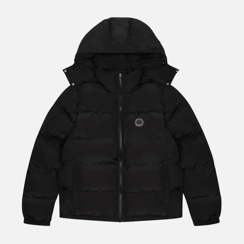 Trapstar Irongate Detachable Hooded Puffer Jacket – Blackout Edition