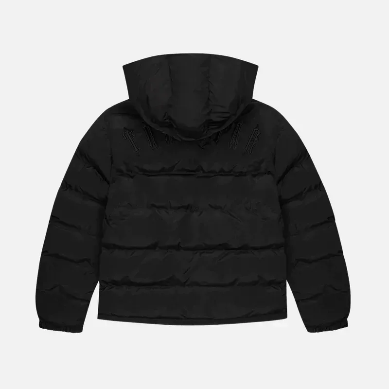 Trapstar Irongate Detachable Hooded Puffer Jacket – Blackout Edition