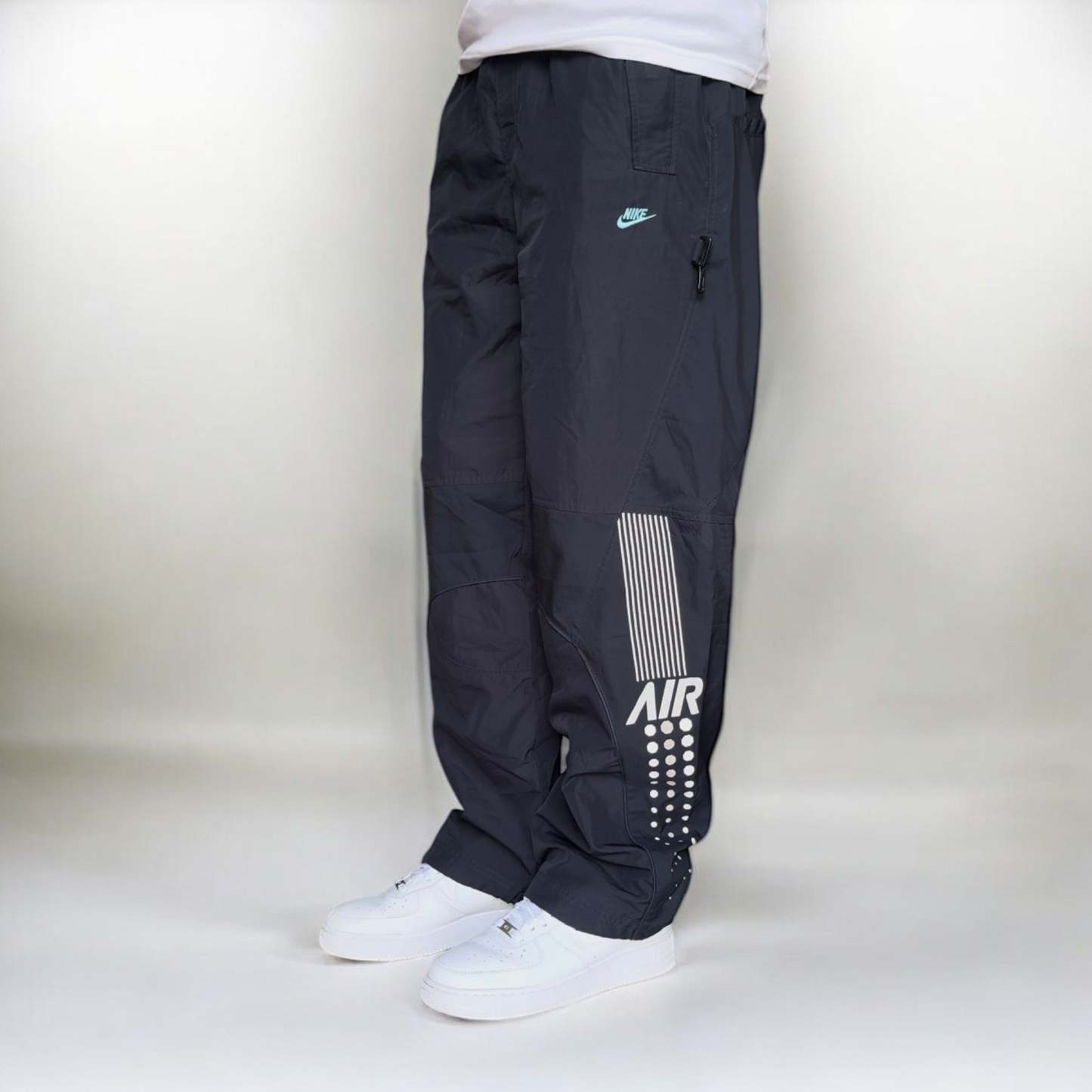 RARE 2000s Air Trackpants Navy-OSI