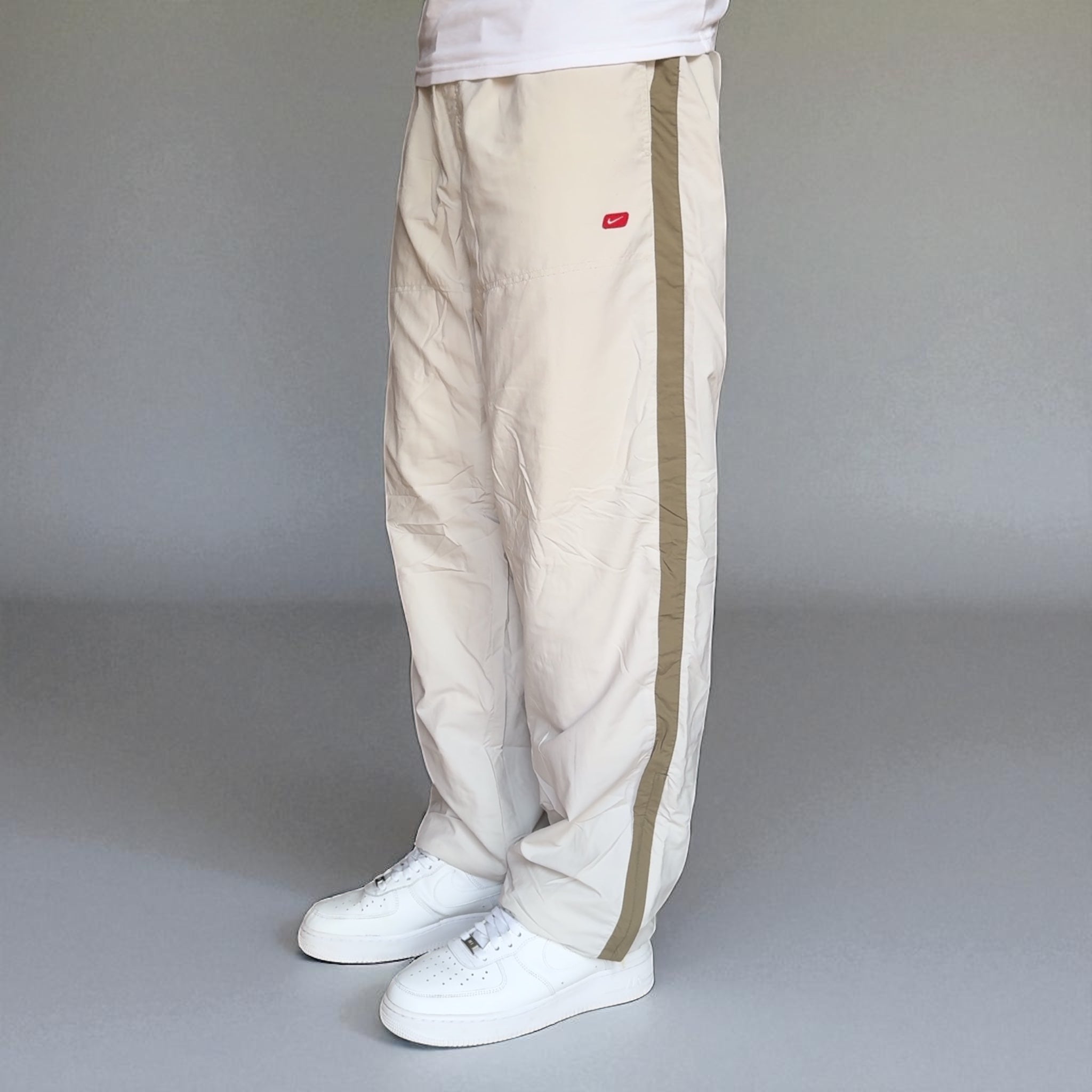 RARE 2000s Trackpants Cream-OSI