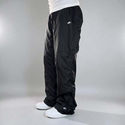 RARE 2000s Baggy Trackpants Black-OSI