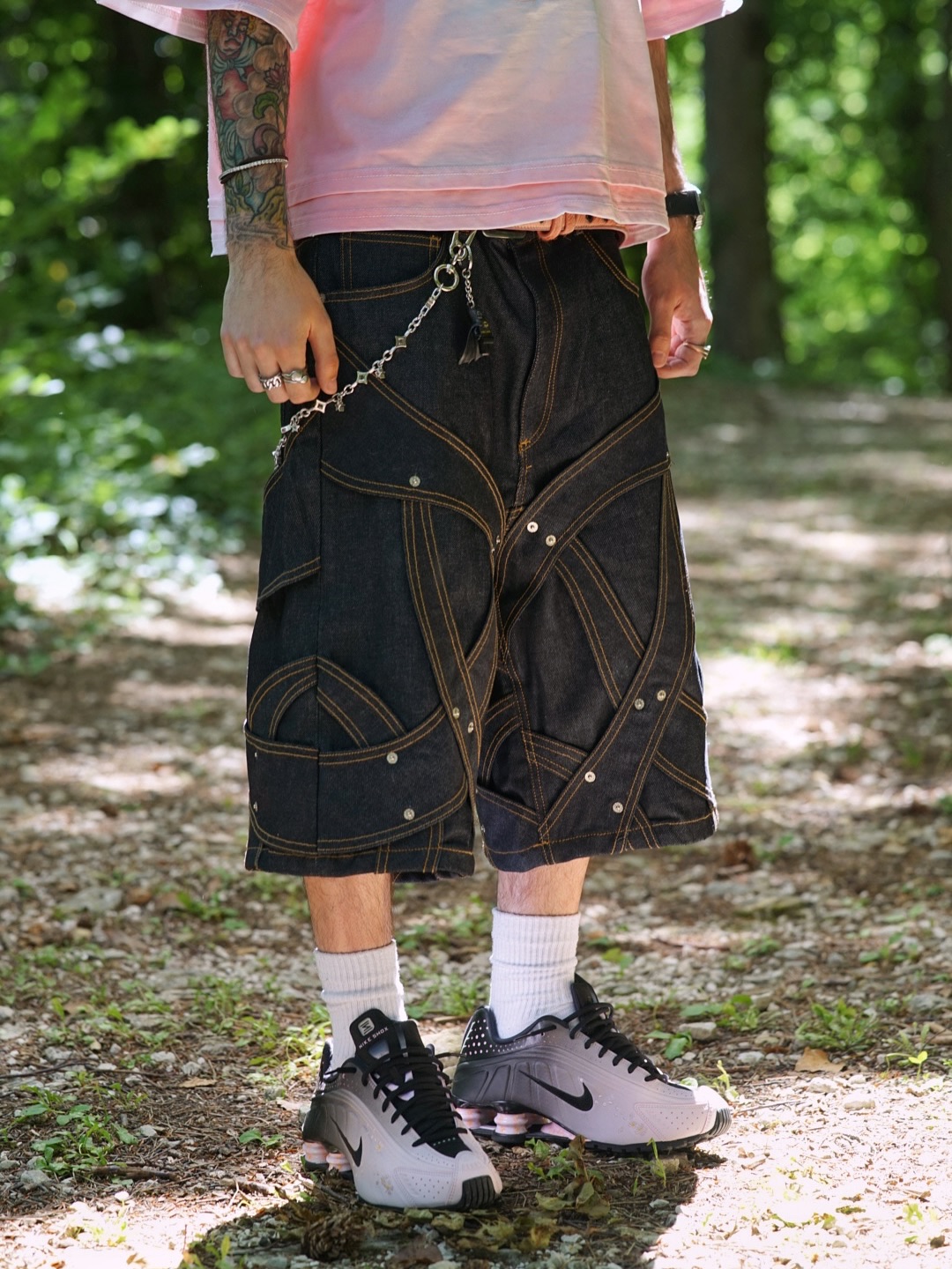 Raw Cowboy Denim Shorts-OSI