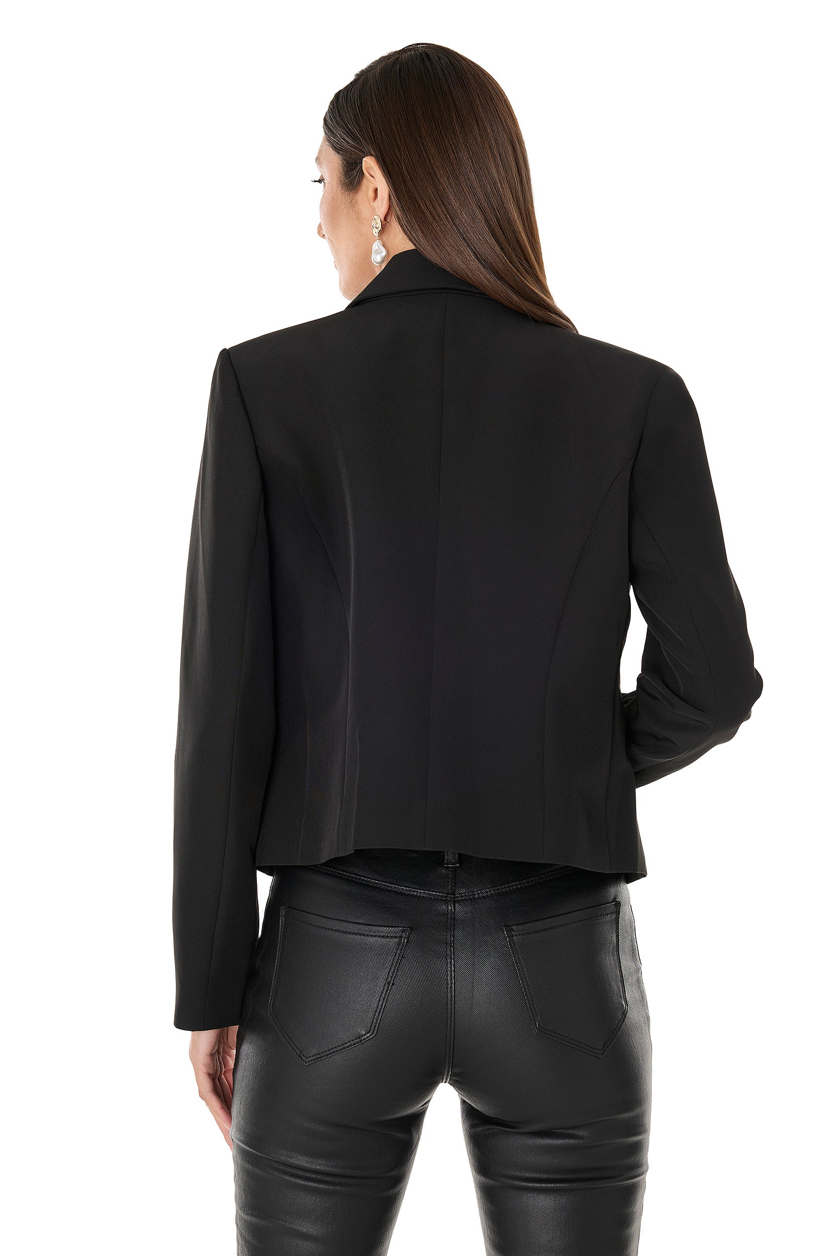 Gabrielle Double Breasted Blazer - Black-OSI