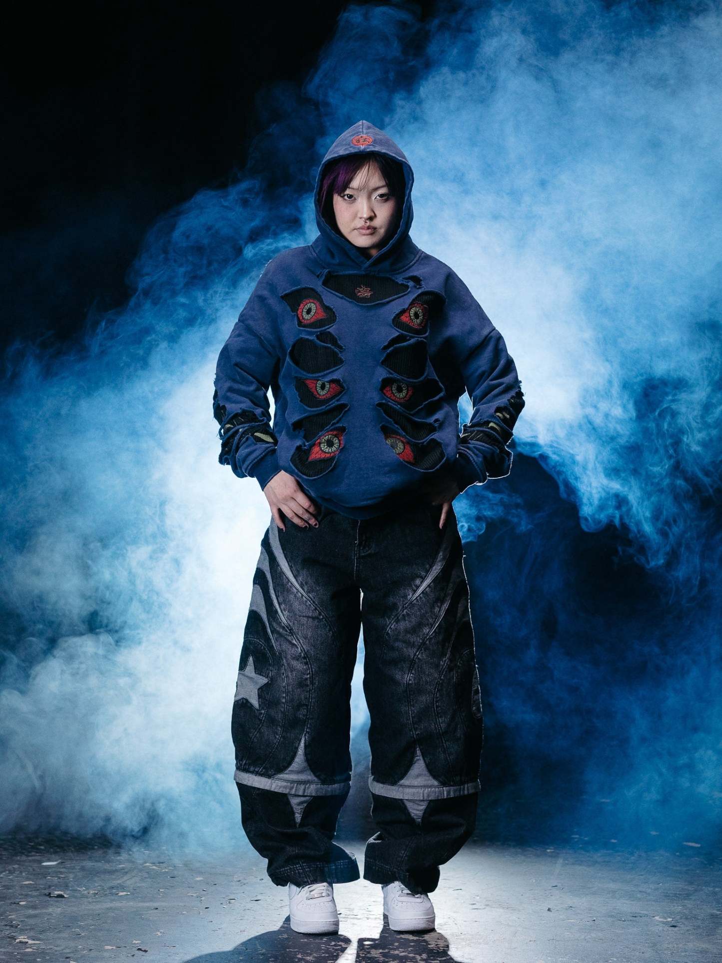 "EYE TEARS" Hoodie-OSI