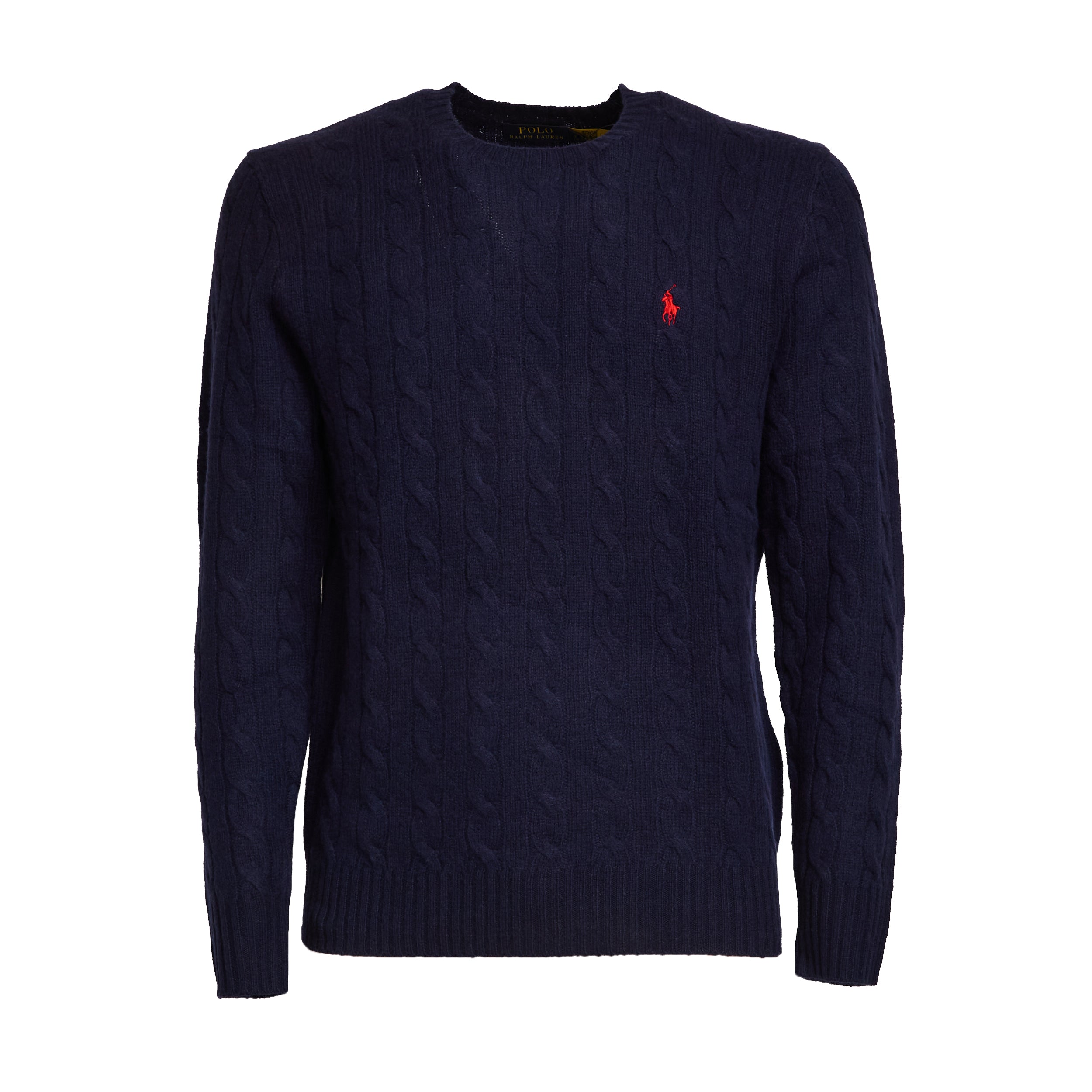 POLO  Luxurious Cable Knit Sweater-OSI