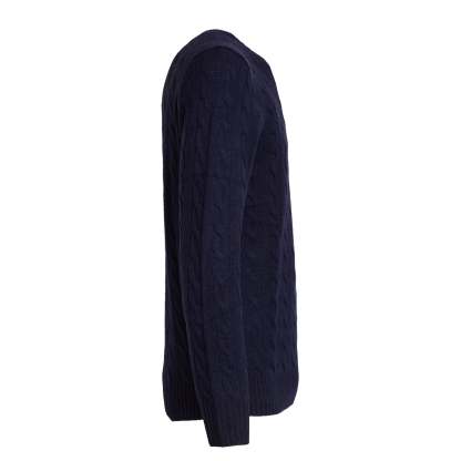 POLO  Luxurious Cable Knit Sweater-OSI