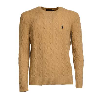 POLO  Men's Cable Knit Sweater - Regular Fit-OSI