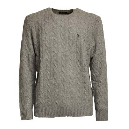 POLO  Textured Cable Knit Sweater for Men-OSI