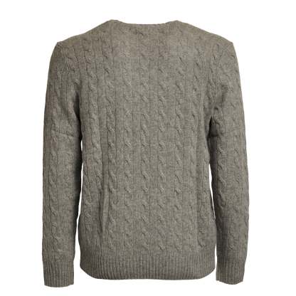 POLO  Textured Cable Knit Sweater for Men-OSI