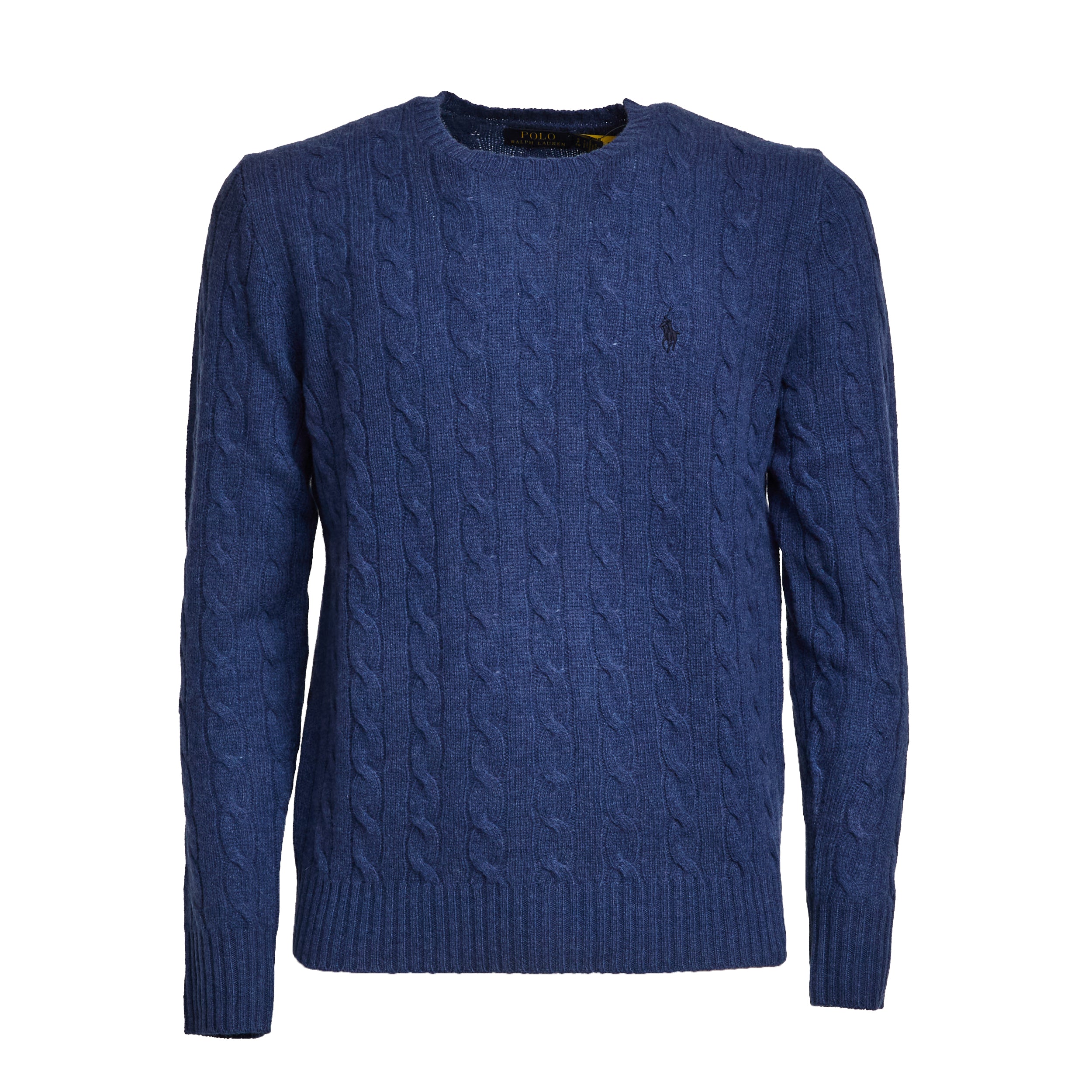 POLO  Cable Knit Wool-Cashmere Sweater for Men-OSI