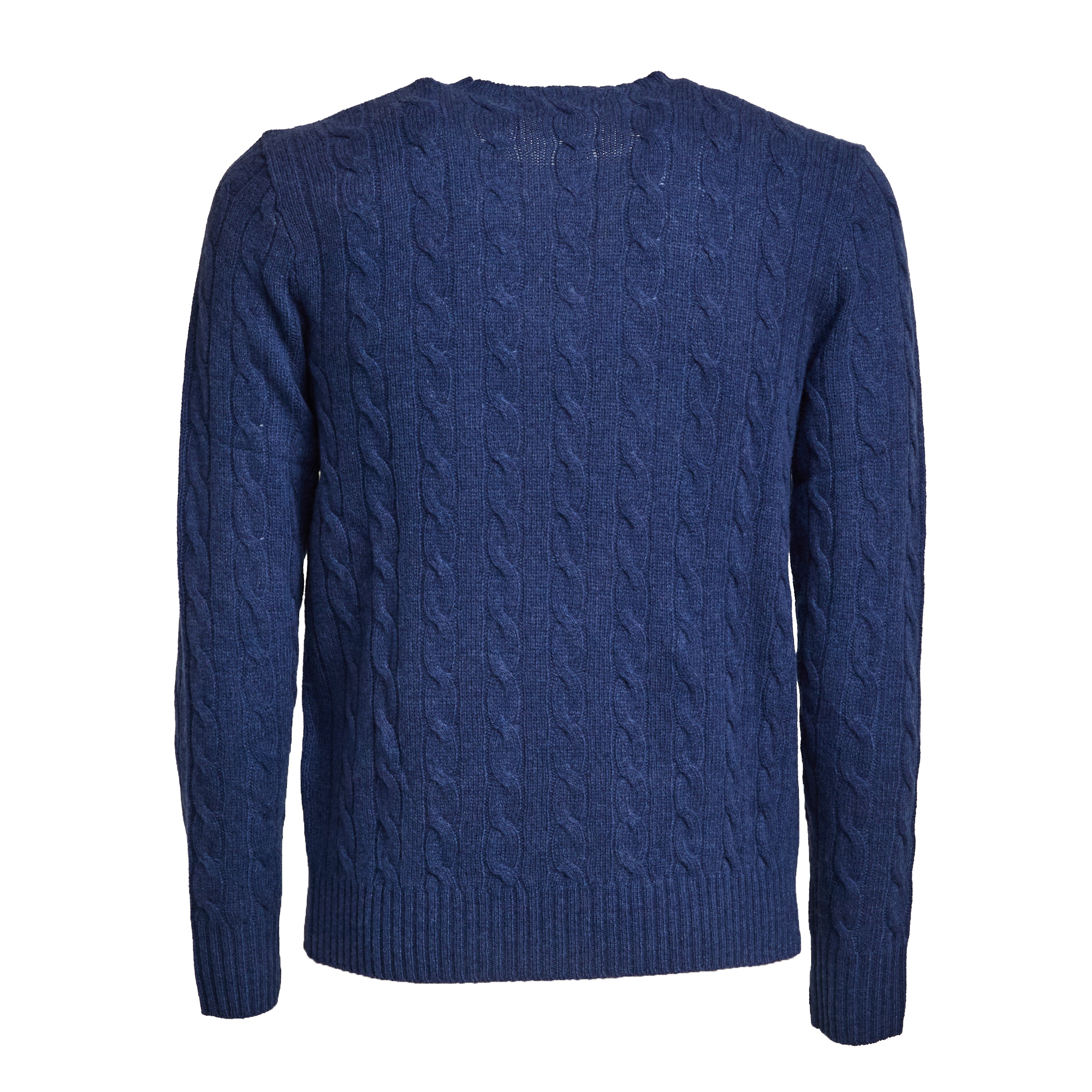 POLO  Cable Knit Wool-Cashmere Sweater for Men-OSI