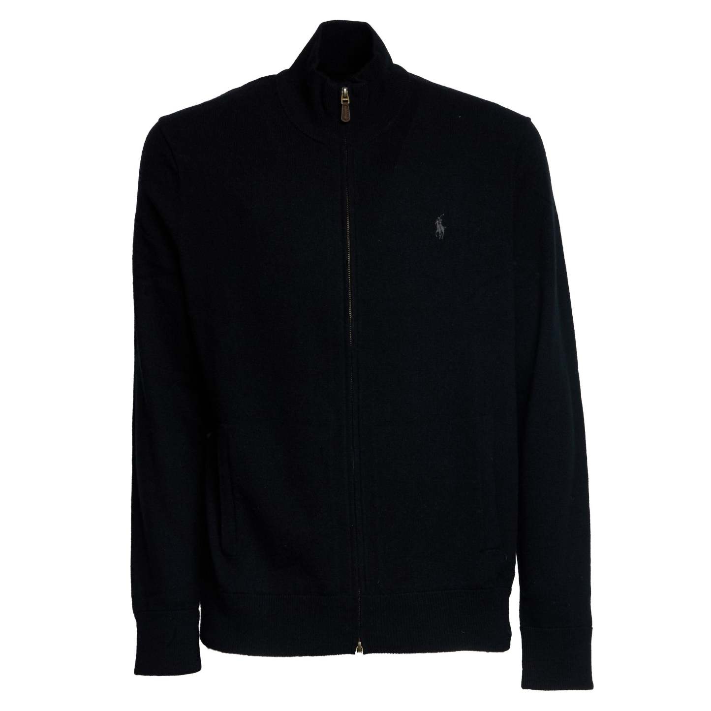 POLO  Men's Merino Wool Zip Sweater-OSI
