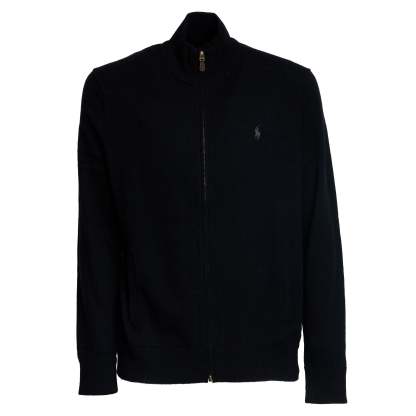 POLO  Men's Merino Wool Zip Sweater-OSI