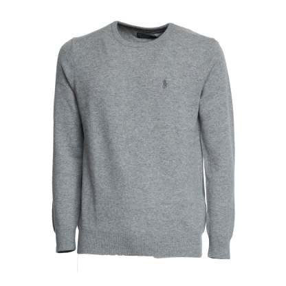 POLO  Men's Crew Neck Merino Wool Sweater-OSI