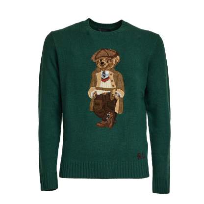 POLO  Classic Polo Bear Sweater for Men-OSI