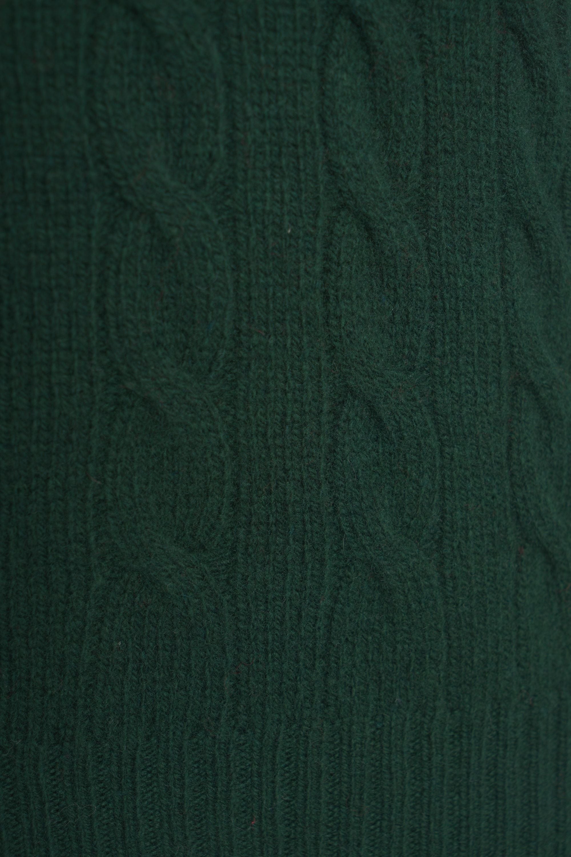POLO  Classic Cable Knit Pullover with Embroidered Logo-OSI