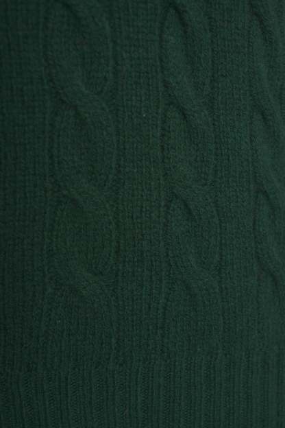 POLO  Classic Cable Knit Pullover with Embroidered Logo-OSI