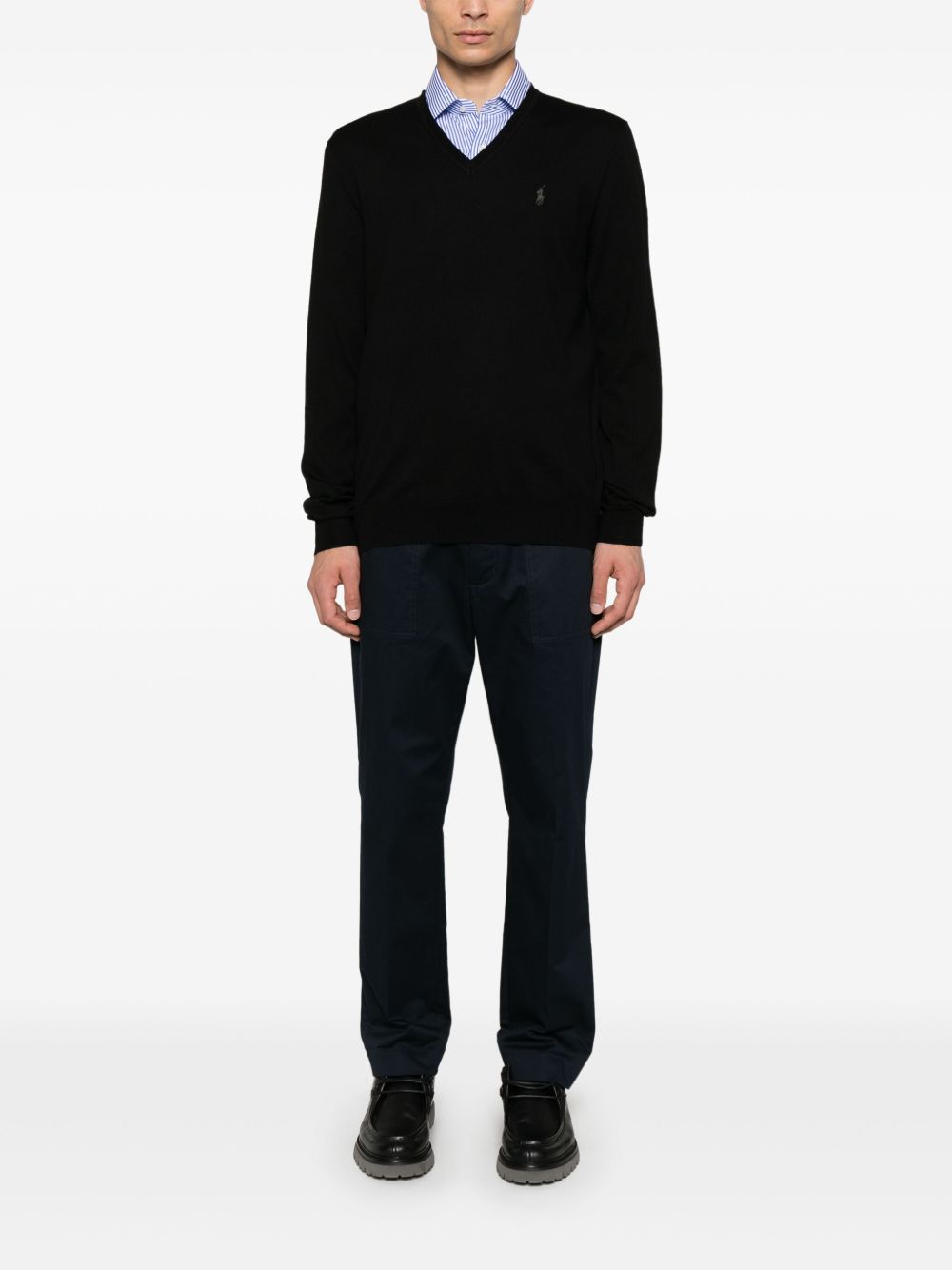 POLO  Men's Wool Sweater - Classic Fit-OSI