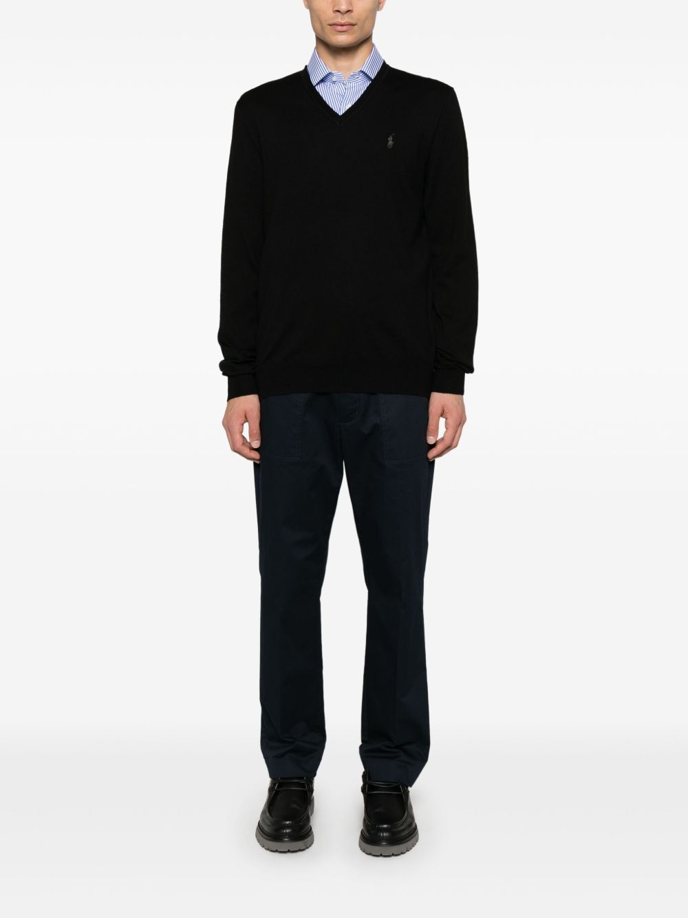 POLO  Men's Wool Sweater - Classic Fit-OSI