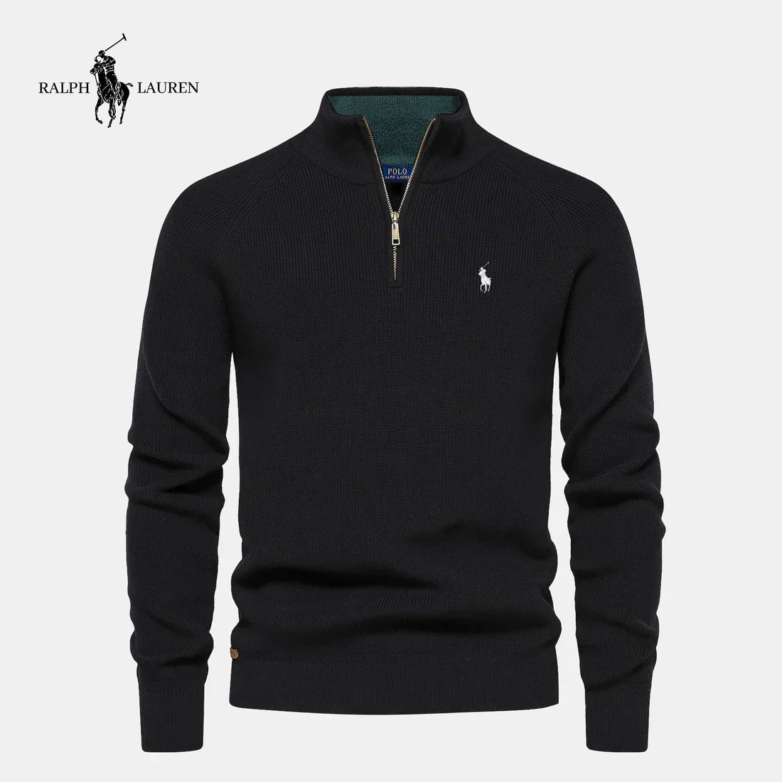 Half-Zip Wool Sweater-OSI