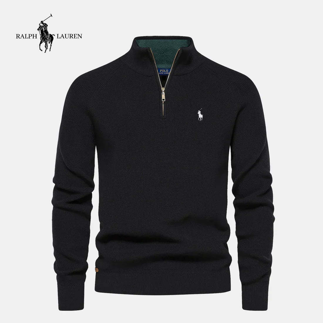 Half-Zip Wool Sweater-OSI
