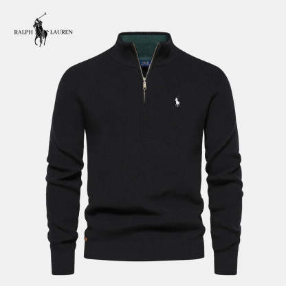 Half-Zip Wool Sweater-OSI