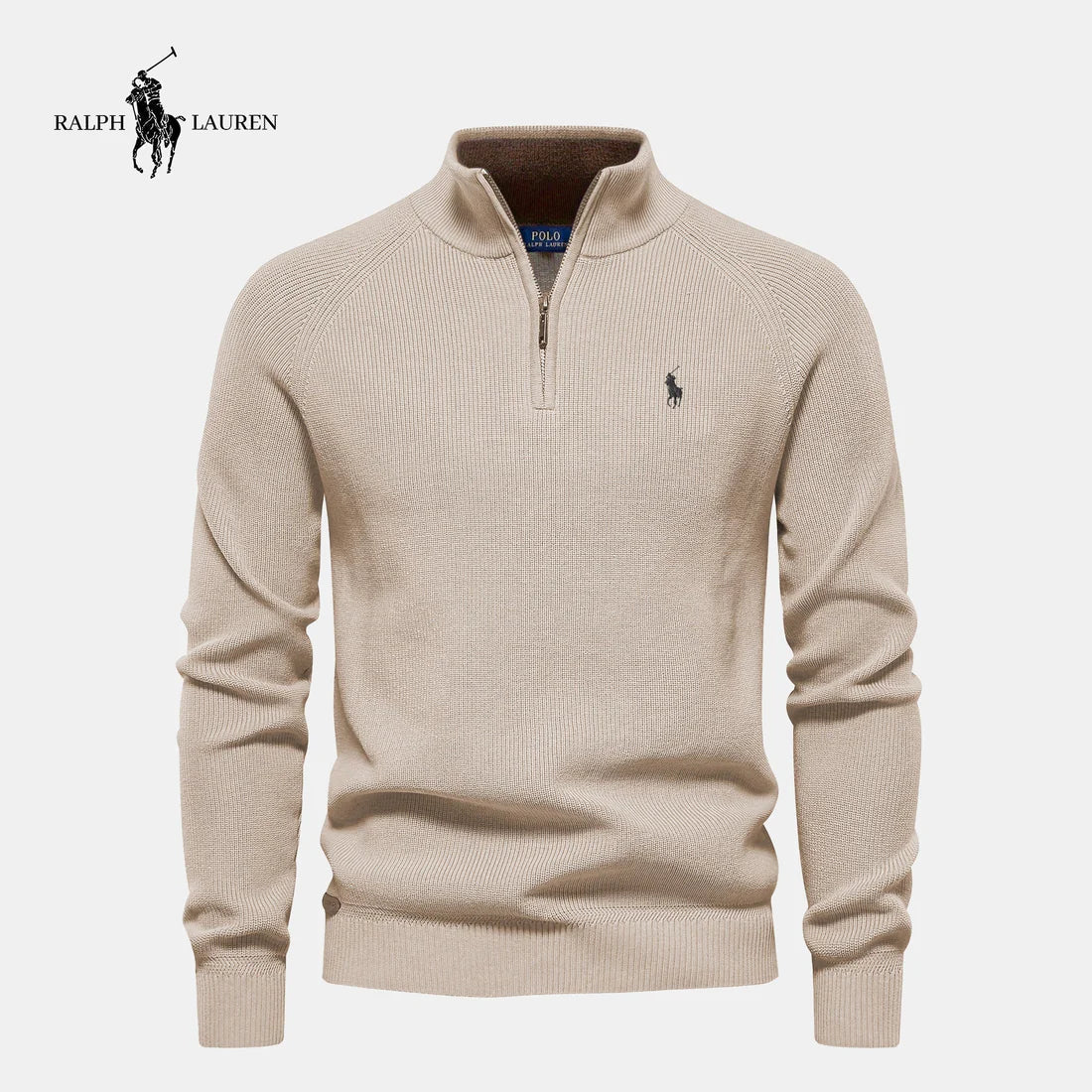 Half-Zip Wool Sweater-OSI