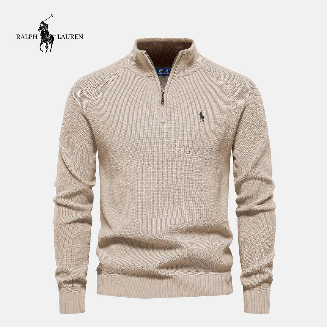 Half-Zip Wool Sweater-OSI