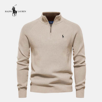 Half-Zip Wool Sweater-OSI