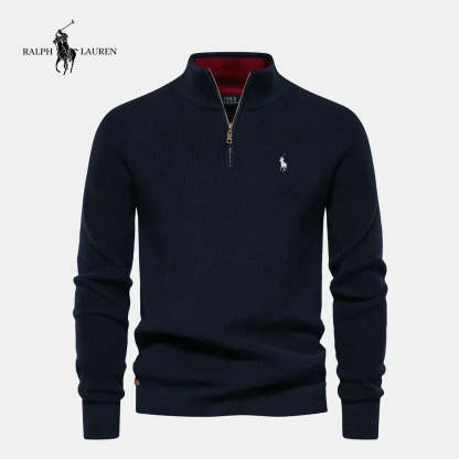 Half-Zip Wool Sweater-OSI