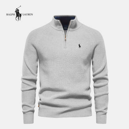 Half-Zip Wool Sweater-OSI