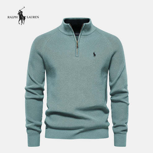 Half-Zip Wool Sweater-OSI