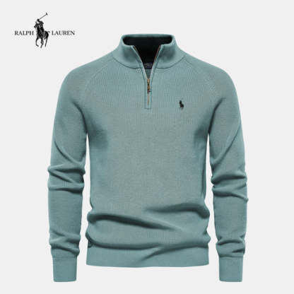 Half-Zip Wool Sweater-OSI