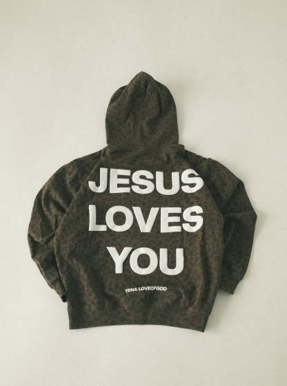 JESUS LOVES YOU HOODIE-OSI