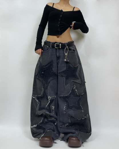 Star Patch Jeans
