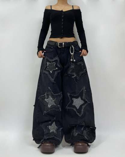 Star Patch Jeans
