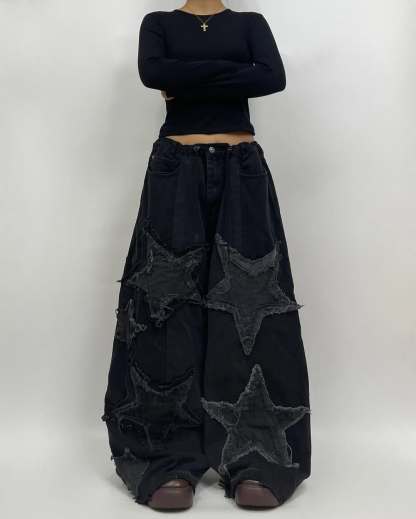 Star Patch Jeans