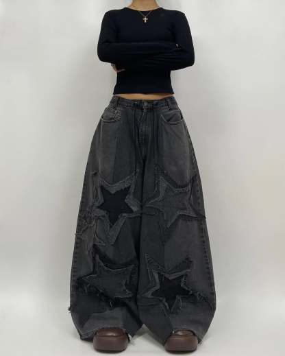 Star Patch Jeans