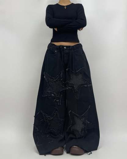 Star Patch Jeans
