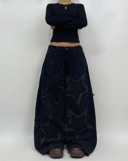Star Patch Jeans