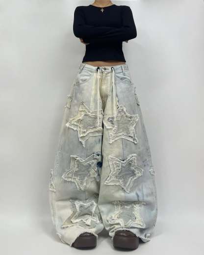 Star Patch Jeans