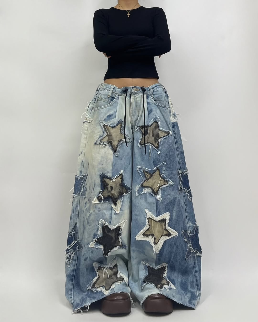 Star Patch Jeans