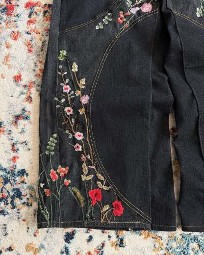 2026 "FLORAL" BAGGY DENIM
