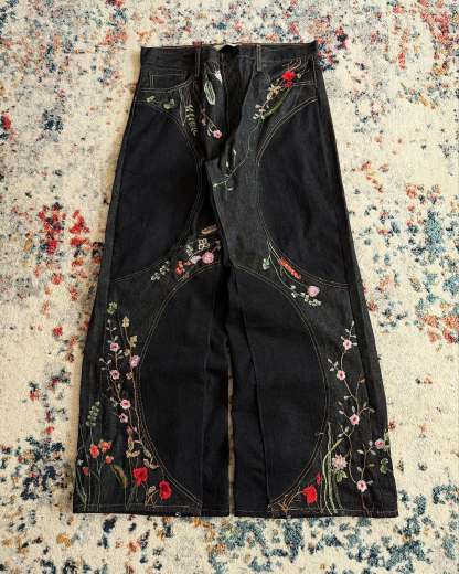 2026 "FLORAL" BAGGY DENIM