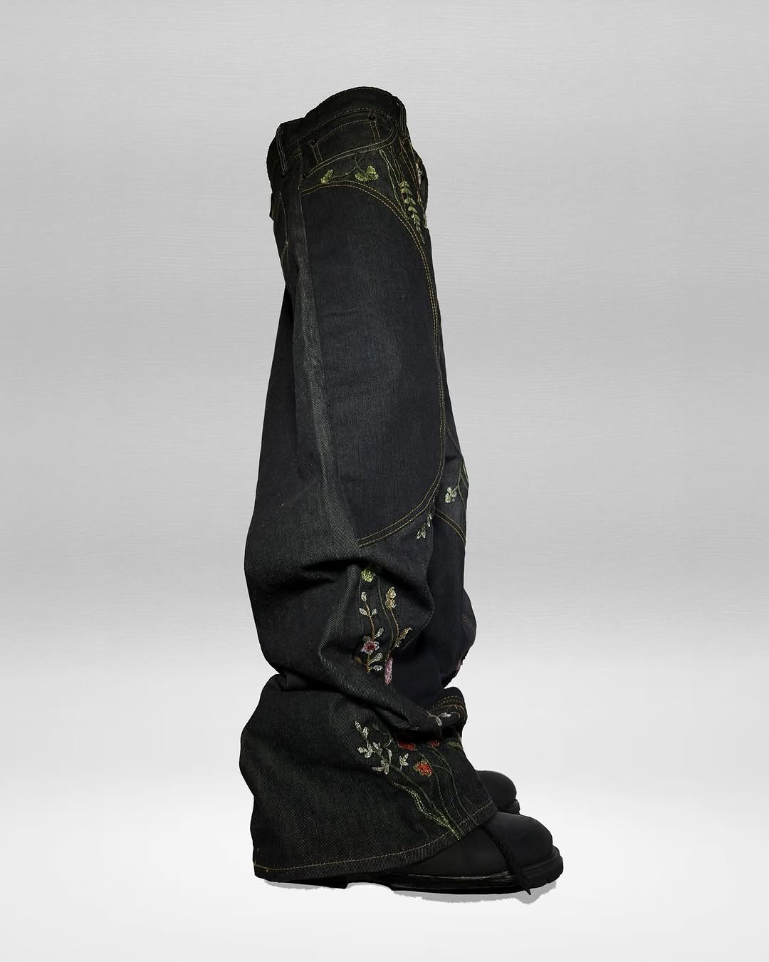 2026 "FLORAL" BAGGY DENIM