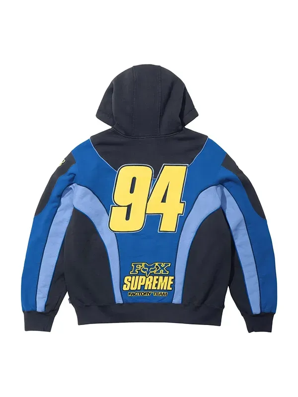 Supreme Fox Racing Zip Up Hoodie