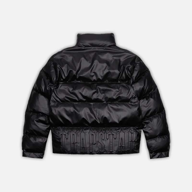 Trapstar Irongate Embossed Puffer Jacket – Black