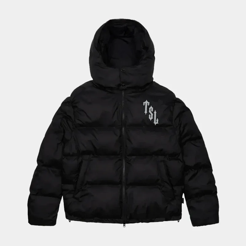  Shooters Hooded Puffer Jacket – Black Reflective-OSI